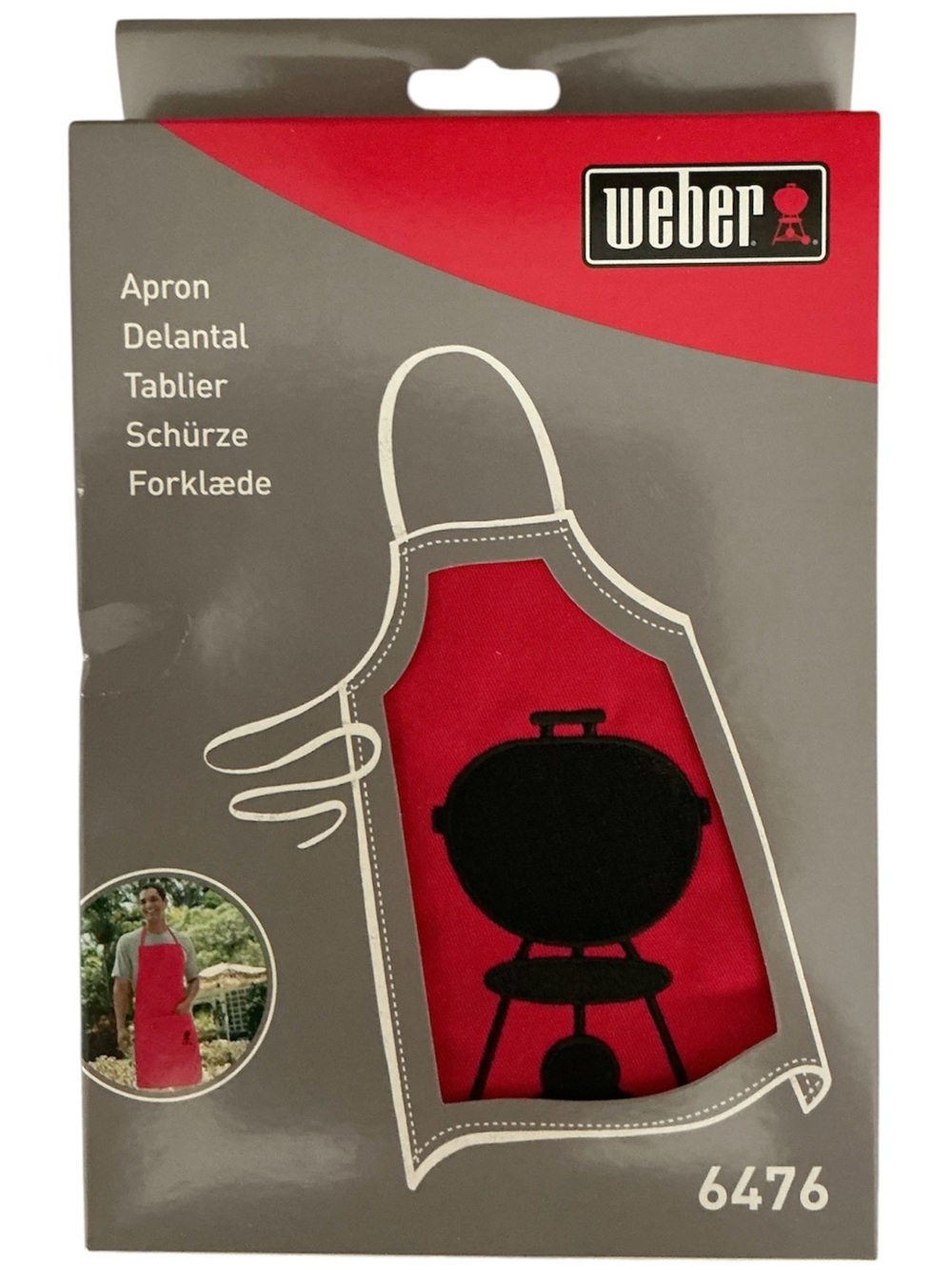 Weber Red Grill Apron - Classic BBQ Apron